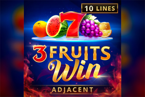 3 Fruits Win: 10 lines